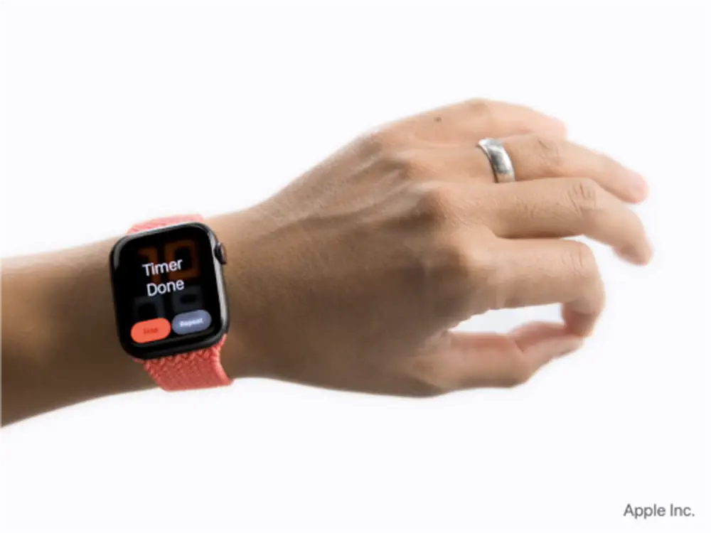 Enabling Hand Gesture Customization on Wrist-Worn Devices